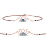 Load image into Gallery viewer, Cute Lotus Chain Bracelet