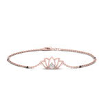Load image into Gallery viewer, cute-lotus-chain-bracelet