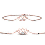 Load image into Gallery viewer, cute-lotus-chain-bracelet