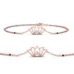 Load image into Gallery viewer, cute-lotus-chain-bracelet