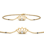 Load image into Gallery viewer, Cute Lotus Chain Bracelet