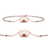 Load image into Gallery viewer, Cute Lotus Chain Bracelet