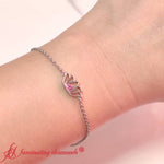 Load image into Gallery viewer, lotus-chain-pink-sapphire-bracelet-in-platinum-fdbrc9756-fancy-nl-wg