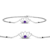 Load image into Gallery viewer, Cute Lotus Chain Bracelet