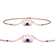 Cute Lotus Chain Bracelet