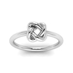 Load image into Gallery viewer, love-knot-cheap-promise-ring-in-white-gold-FD86174-NL-WG