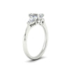Load image into Gallery viewer, luxury-emerald-cut-pear-3-stone-cathedral-ring-in-white-gold-fdenr9210emrangle2-nl-wg