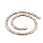 Load image into Gallery viewer, luxury-tennis-necklace-bezel-set-emerald-cut-in-FDNK11337EM-ANGLE1-NL-RG