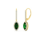 Load image into Gallery viewer, marquise-1-carat-halo-diamond-lever-back-drop-earrings-with-emerald-in-yellow-gold-FDEAR11235-MQGEMGRANGLE1-1.00CT-NL-YG.jpg