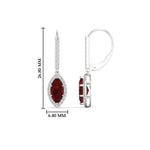 Load image into Gallery viewer, marquise-1-carat-halo-diamond-lever-back-drop-earrings-with-ruby-in-white-gold-FDEAR11235-MQGRUDRANGLE1-1.00CT-NL-WG.jpg