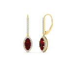 Load image into Gallery viewer, marquise-1-carat-halo-diamond-lever-back-drop-earrings-with-ruby-in-yellow-gold-FDEAR11235-MQGRUDRANGLE1-1.00CT-NL-YG.jpg