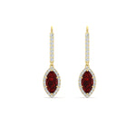 Load image into Gallery viewer, marquise-1-carat-halo-diamond-lever-back-drop-earrings-with-ruby-in-yellow-gold-FDEAR11235-MQGRUDRANGLE1-1.00CT-NL-YG.jpg