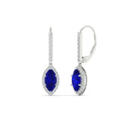 Load image into Gallery viewer, marquise-1-carat-halo-diamond-lever-back-drop-earrings-with-sapphire-in-white-gold-FDEAR11235-MQGSABLANGLE1-1.00CT-NL-WG.jpg