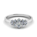 Load image into Gallery viewer, marquise-5-stone-half-carat-wedding-band-in-white-gold-FD8008-0.5CTMQB-NL-WG