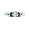 Load image into Gallery viewer, marquise-accented-emerald-round-cut-engagement-ring-in-white-gold-FD9933RORGEMGR-NL-WG.jpg?v=1769496546