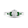Load image into Gallery viewer, marquise-accented-green-emrald-pear-shaped-engagement-ring-in-white-gold-FD9933PERGSADRPI-NL-WG