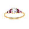 Load image into Gallery viewer, marquise-accented-pink-sapphire-round-cut-engagement-ring-in-yellow-gold-FD9933RORGSADRPIANGLE5-NL-YG.jpg?v=1769496546