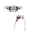 Load image into Gallery viewer, marquise-accented-ruby-emerald-cut-engagement-ring-in-white-gold-FD9933EMRGRUDRANGLE3-NL-WG_35a057fd-b92c-43af-97b5-115bec89d365.jpg?v=1769496571