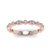 Load image into Gallery viewer, marquise-and-dot-stacked-wedding-band-ring-in-rose-gold-FD8641B-NL-RG.jpg