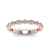 Load image into Gallery viewer, marquise-and-dot-stacked-wedding-band-ring-with-blue-topaz-in-rose-gold-FD8641BGICBLTO-NL-RG.jpg