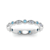 Load image into Gallery viewer, marquise-and-dot-stacked-wedding-band-ring-with-blue-topaz-in-white-gold-FD8641BGICBLTO-NL-WG.jpg