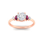 Load image into Gallery viewer, marquise-and-round-accented-pink-sapphire-engagement-ring-in-rose-gold-fdenr11621rogsadrpiangle5-nl-rg.jpg?v=1766474362
