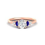 Load image into Gallery viewer, marquise-and-round-accented-sapphire-engagement-ring-in-rose-gold-fdenr11621rogsablsleep-nl-rg_d2de43e8-e3fe-45d1-9081-88f8fde484de.jpg?v=1764757354