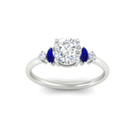 Load image into Gallery viewer, marquise-and-round-accented-sapphire-engagement-ring-in-white-gold-fdenr11621rogsablangle5-nl-wg.jpg?v=1766474255