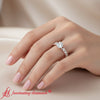 Load image into Gallery viewer, marquise-and-round-classic-modern-engagement-ring-yellow-gold-fdenr11063-model