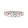 Load image into Gallery viewer, marquise-and-round-diamond-classic-vintage-engagement-ring-in-FD11063RORANGLE3-NL-RG