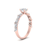 Load image into Gallery viewer, marquise-and-round-diamond-classic-vintage-engagement-ring-in-FD11063RORANGLE3-NL-RG