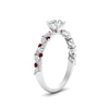 Load image into Gallery viewer, marquise-and-round-ruby-classic-vintage-engagement-ring-in-FD11063RORGRUDRANGLE3-NL-WG