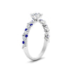 Load image into Gallery viewer, marquise-and-round-sapphire-classic-vintage-engagement-ring-in-FD11063RORGSABLANGLE3-NL-WG