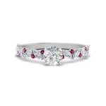 Load image into Gallery viewer, marquise-and-round-sapphire-classic-vintage-engagement-ring-in-FD11063RORGSADRPIANGLE3-NL-WG