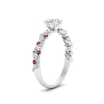 Load image into Gallery viewer, marquise-and-round-sapphire-classic-vintage-engagement-ring-in-FD11063RORGSADRPIANGLE3-NL-WG