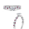 Load image into Gallery viewer, marquise-and-round-sapphire-classic-vintage-engagement-ring-in-FD11063RORGSADRPIANGLE3-NL-WG