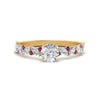 Load image into Gallery viewer, marquise-and-round-sapphire-classic-vintage-engagement-ring-in-FD11063RORGSADRPIANGLE3-NL-YG