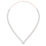 Load image into Gallery viewer, marquise-and-round-tennis-necklace-in-FD-NK10422-NL-RG