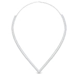 Load image into Gallery viewer, marquise-and-round-tennis-necklace-in-FD-NK10422-NL-WG