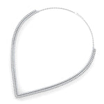 Load image into Gallery viewer, marquise-and-round-tennis-necklace-in-FD-NK10422-NL-WG