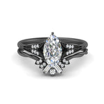 Load image into Gallery viewer, marquise-cut-antique-diamond-ring-with-twisted-band-in-FD10747-MQ-ANGLE3-NL-BG