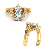 Load image into Gallery viewer, marquise-cut-antique-diamond-ring-with-twisted-band-in-FD10747-MQ-ANGLE3-NL-YG