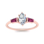 Load image into Gallery viewer, marquise-cut-bar-baguette-3-stone-pink-sapphire-engagement-ring-in-FDENS100MQRGSADRPI-NL-RG