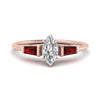 Load image into Gallery viewer, marquise-cut-bar-baguette-3-stone-ruby-engagement-ring-in-rose-gold-FDENS100MQRGRUDR-NL-RG