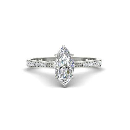 classic-lab-grown-marquise-solitaire-ring-on-pavé-band-in-yellow-gold-FD11145MQR-NL-YG
