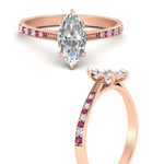 Load image into Gallery viewer, marquise-cut-cathedral-pave-diamond-engagement-ring-with-pink-sapphire-in-rose-gold-FD11145MQRGSADRPIANGLE3-NL-RG.png?v