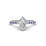 Load image into Gallery viewer, marquise-cut-cathedral-pave-diamond-engagement-ring-with-sapphire-in-white-gold-FD11145MQRGSABL-NL-WG.png?v