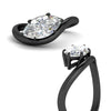 Load image into Gallery viewer, marquise-cut-curve-wave-diamond-solitaire-engement-ring-in-black-gold-fd11566mqr-nl-bg.jpg