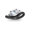 Load image into Gallery viewer, marquise-cut-curve-wave-diamond-solitaire-engement-ring-in-black-gold-fd11566mqr-nl-bg.jpg