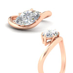 Load image into Gallery viewer, marquise-cut-curve-wave-diamond-solitaire-engement-ring-in-rose-gold-fd11566mqr-nl-rg.jpg